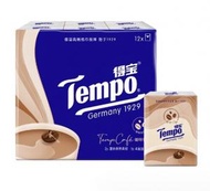 Tempo - Tempo得寶4層紙巾包裝 咖啡香味 12包整袋裝 ( 平行進口 )