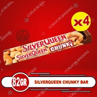 SilverQueen Chunky 85g 82g Cashew Flavor Cashew/ Cashew/ Contains 4 Pieces Silver Queen Chunky Bar C