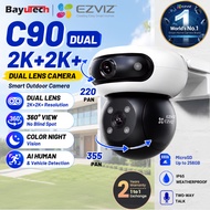 Ezviz H90 Dual Lens 4MP+ 4MP Dual Rotation Pan/Tilt Two Way Talk Color Night Vision WiFi Ezviz Outdo