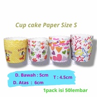 CUP KERTAS Muffin Cup Cake UKURAN S Paper Kertas Muffin Alas Roti Bolu