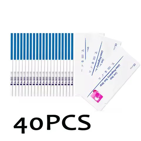 EGENS40pcs Early Pregnancy Test Strips Expecting A Baby Women HCG Early Testing Kits Home Private Ur