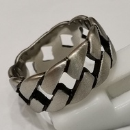 Stainless Steel 9mm Bangle Ring. Cincin 9mm Steel Bangle.