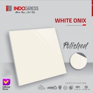 GRANIT/KRAMIK LANTAI 60X60 WHITE ONIX GLAZED POLISHED by INDOGRESS