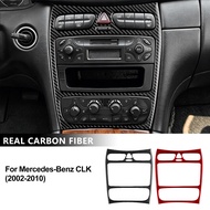 AIRSPEED Carbon Fiber For Mercedes Benz CLK 2002-2010 Car Center Console Panel Cover Trim Interior A