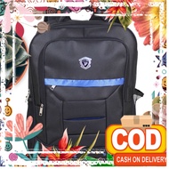 HIJAU MERAH HITAM UNGU Buy 1 Free 1 Men's School Bag Junior High School Backpack Carrying Polo Black List Blue Free Sling Cowo/ Red Yellow Green Purple Blue Red pink Gray