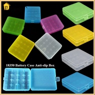 SUER 18650 Battery Box, Anti-slip 4 AA AA Battery , High Quality Coloful Plastic Battery Holder Stor
