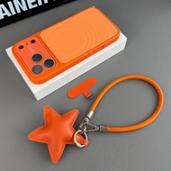 【Star hanging rope I Large Window I With Ai Button I Water ripple I Skin-Friendly I Silicone hard ca