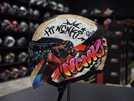 Original Nenki E1 Painting Sand Open Face Helmet