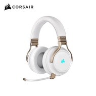 海盜船 Corsair Virtuoso RGB Wireless 無線耳機(珍珠白)/無線/杜比7.1/RGB/鋁質頭帶(CA-9011224-AP)