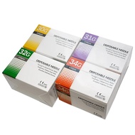 ขายดี เครื่องมือดูแลผิวหน้าเกาหลีแท้ 25G 27G 30G 31G 32G 33G 34G ขนาด 4mm 6mm 13mm 1.5mm 2.5mm เข็มข