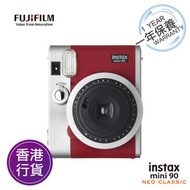 FUJIFILM - 香港行貨保用一年 Instax Mini90 紅色 即影即有相機