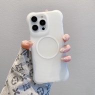 Unicorn  Simple and advanced magnetic absorption anti-collision ripple shell suitable for For iPhone