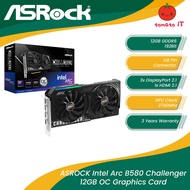 ASROCK Intel Arc B580 Challenger 12GB OC Graphics Card
