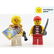 idea228 idea237 Lego 21358 - Pirates Camilla Admiral's Daughter Bo'sun Will Pirate Minifigure - New