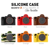 Optimal Silicone Sony A7Iii A7Riii Mark 3 Silicone Ori Case Silicon - Red