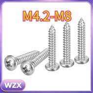 304 stainless steel cross round head self-tapping/wood screw/self-tapping screw M4.2-M8【ZXBHSH】