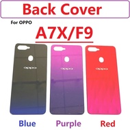 Original New Housing Back cover For OPPO F9 Middle Frame For OPPO A7X Camera Glass Lens Replacement Parts