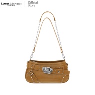 Louis Montini (ROAR 2000s) กระเป๋าสะพายแฟชั่น กระเป๋าสะพายไหล่ ทรงเข็มขัดพังก์ สไตล์ Y2K ROAR03