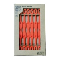 《創意鞋子飾品》戲鞋帶-南瓜橘【矽膠材質】