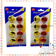 (820) 8 pcs 30 mm Beetle Magnet Set - Ladybug Magnet Refrigerator Magnet Board Magnet