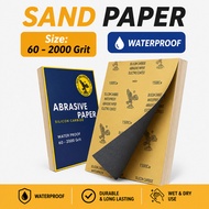 Sand Paper Waterproof Wet Dry Abbrasive Sandpaper Abrasive Kertas Pasir Alat Ukiran Seni Ukir Kayu K