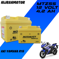 AKI MOTOR asli MOTOBATT 100%  BUAT MOTOR YAMAHA R15