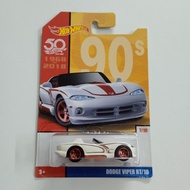 [PROMO MURAH] Hot Wheels HW Dodge Viper RT/10 hotwheels 90s White 50th Anniversary Limited Edition
