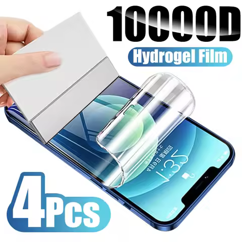 4Pcs Hydrogel Film For LG Wing Velvet V60 ThinQ V50 V30 PLUS W31 W41 Stylo 7 6 5 K61 K51S K50 K42 K4