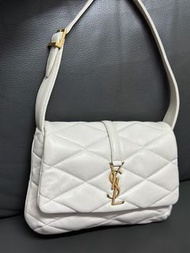 Saint Laurent le 57 shoulder bag YSL 腋下包 白色金扣 手袋 母親節禮物