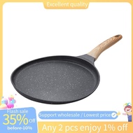In stock-Non Stick Crepe Pan Granite Coating Dosa Pan For Cooking, Flat Skillet For Tortillas, Omele