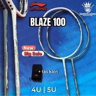 BADMINTON RACKET lining BLAZE 100 ORIGINAL 78 grams 85 grams 4U 5U