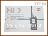 ZFEIO UV8D วิทยุสื่อสารคลื่น VHF:136-174MHz & UHF 400-480MHz Dual Band DTMF สองทางวิทยุโหวซุนวิทยุสื
