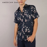 American Eagle Poolside Tropical Button-Up Shirt เสื้อเชิ้ต ผู้ชาย แขนสั้น (NMSH 015-2826-410)