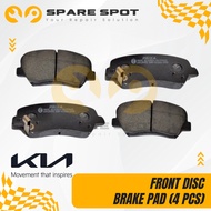 Front & Rear Disc Brake Pad for Kia Cerato K3 1.6 2.0 Pre-Facelift 2013-2016 ( Front FPH26-FPH27 / R