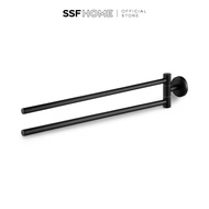 SSFHome - DIY Wall Mounted Swivel Towel Hanging Bar 50cm Bathroom