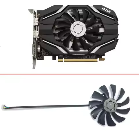 HA9010H12F-Z RX 550 RX 460 2G GPU Alternative Cooler Fan For MSI RX560-AERO-ITX RX550-AERO-ITX Grahi