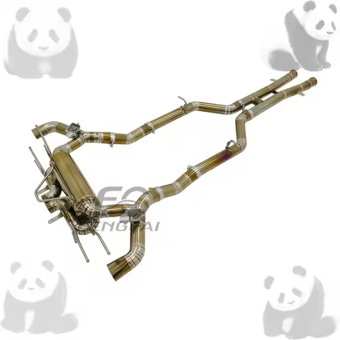 Gold Valvetronic Catback Exhaust System for Mercedes-Benz AMG GTR 4.0T 2016-2023 100% Bolt-On Perfor