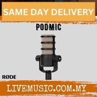 Rode PodMic Dynamic Broadcast Microphone - Black / White