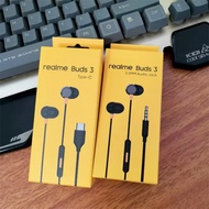 Realme Buds 3 3.5MM/Type C Earphone In-Ear Wired Sport Headset With Mic For Realme 15 14 12 13 Pro+ 