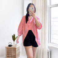 KEMEJA ZERAX - ARRIVAL LAVINA OVERSIZE PLAIN BLOUSE SOFELLY BLOUSE/ OVERSIZE WOMEN'S SHIRT/ WOMEN'S 