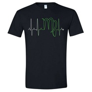 Virgo Tshirt Zodiac Astrology Heartbeat Ekg Shirt September October Birthday Gift