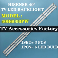 40B6000PW HISENSE 40" TV LED BACKLIGHT (LAMP TV) HISENSE 40"INCH LED TV 40B6000 40B6000P