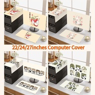 Desktop Computer Dust Cover 22 inches 24 inches 27 inches Computer Cover Host Monitor Cover Cloth Ke