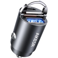 65W USB C Car Charger Fast Charging12V USB Outlet Accesorios para CarroCompact Cigarette Lighter Ada