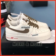 original[Freeship] [sale offer] original premium quality brown promoti shoes AF1 custom sneakers ful