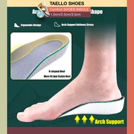 TAELLO👟1.5cm Invisible Height increase insole shoes men insole arch support insole tapak kasut pelap