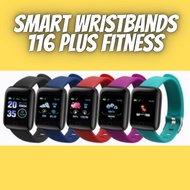 Waterproof Smart Wristbands 116 PLUS Fitness Sports Tracking Color Screen Smart Watch Heart Rate Blood Pressure Fitness