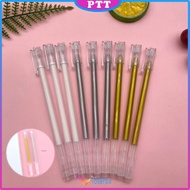 Pulpen Tinta Samoyed Pulpen Tinta Warna Putih/Emas/Silver Gel Ink Pen Metalic Pen PTT