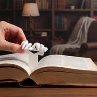 G&Y 2Pcs 3D Horror Page Marker Personalized Bookmarks Creative Gift for Reader Study Stationery Acce