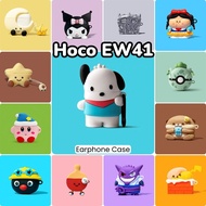 【Popularity】For Hoco EW41 Case Casing Soft Silicone Creative Cartoon Earphone Case Cover NO.7